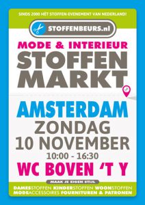 stoffenmarkt Amsterdam 10 november